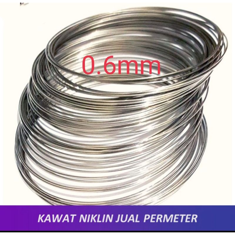 kawat niklin bulat 0.2-0.6mm
