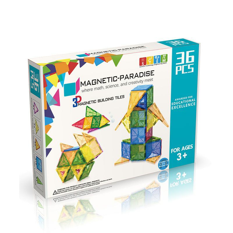 magnetic tiles magnetiles glow in the dark 36 pcs