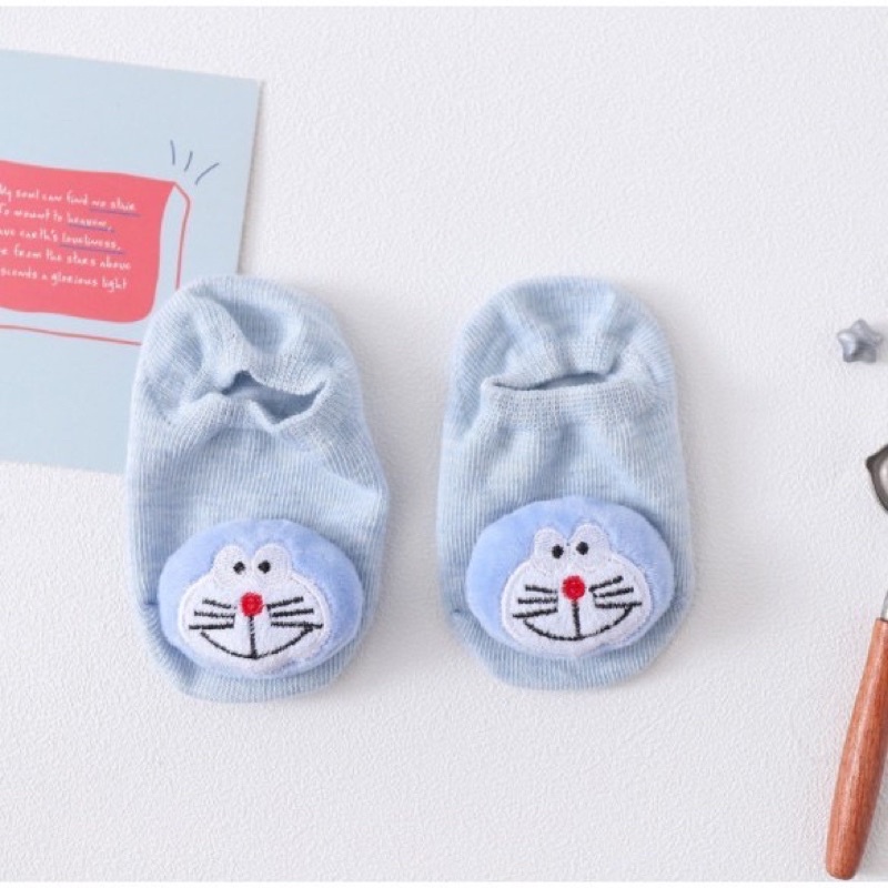 TokoPapin Kaos Kaki Bayi 3d Newborn Baru Lahir Sepatu Anak Bayi Korea Motif 3d