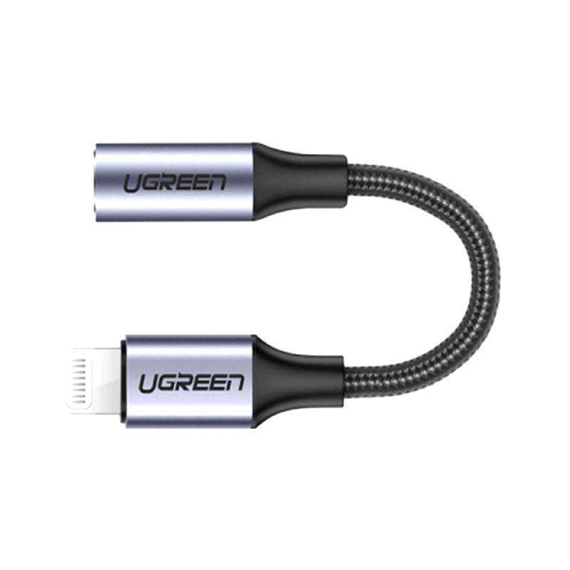 A_   UGREEN MFi Lightning to 3.5mm Female Jack Audio Adapter