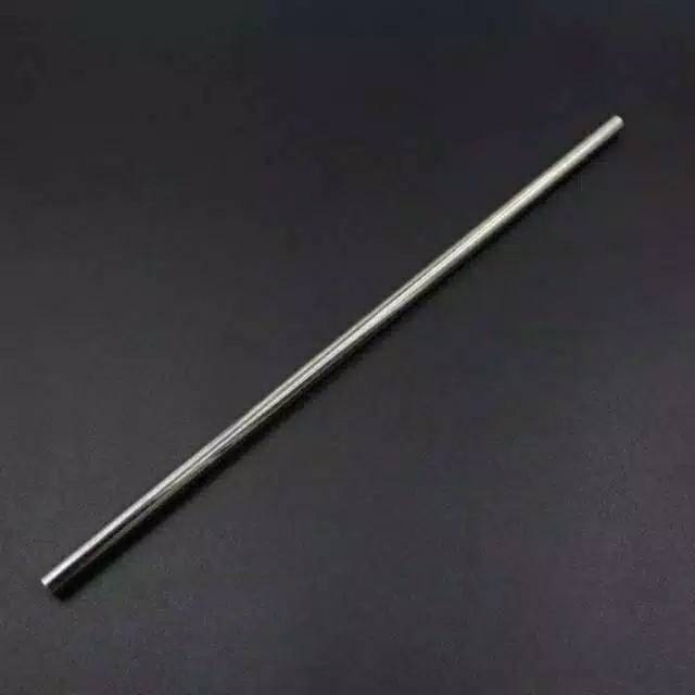 3 in 1 Sedotan Stainless Food Grade Anti Karat Stainless Steel Straw Paket Pouch