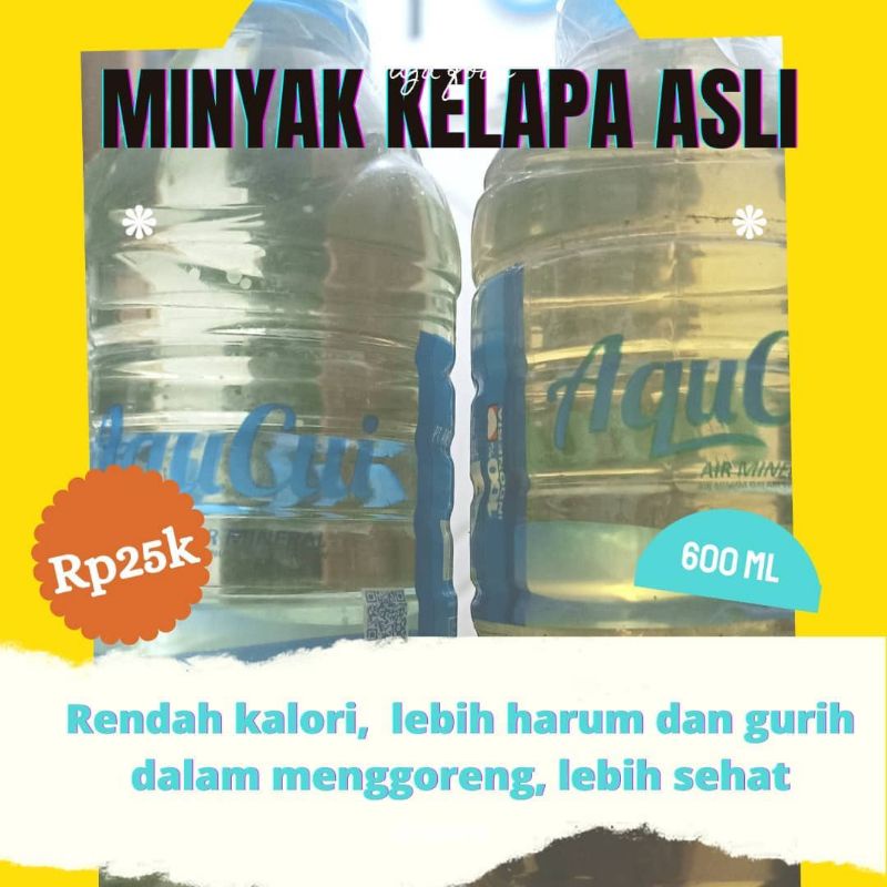 

Minyak kelapa asli