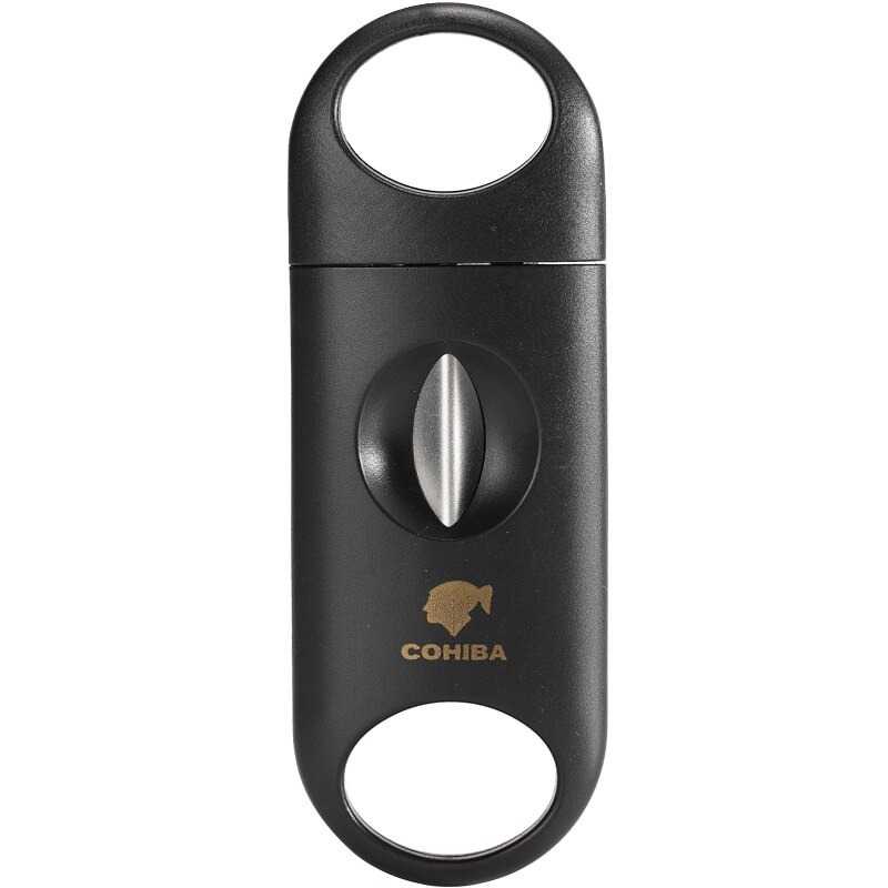 Alat Gunting Pemotong Cerutu Cigar Cutter V Cut Double Blade 0810S