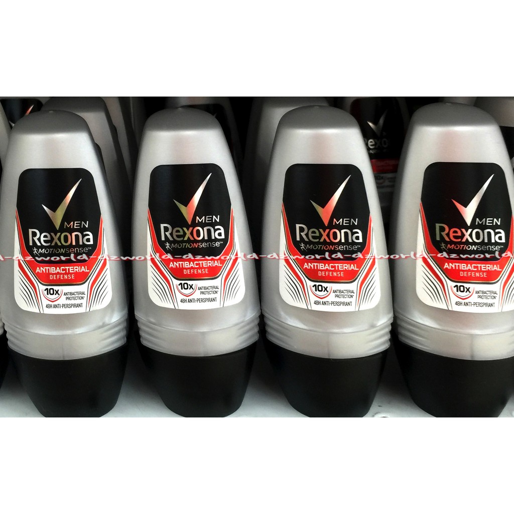 Rexona men Antibacterial roll on Obat ketiak Pria 50ml Rexxona