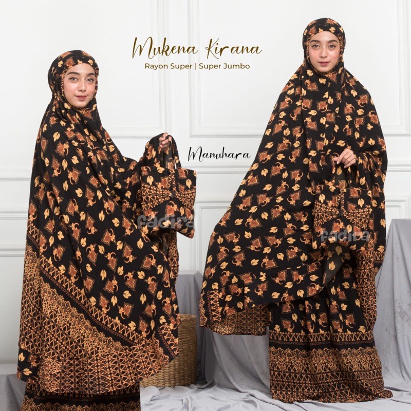 MUKENA KIRANA BATIK SUPER / MUKENA RAYON BATIK SOLO / MUKENA DEWASA