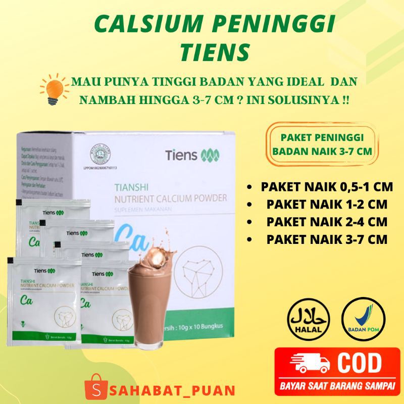 

Susu Peninggi Badan Untuk Remaja & Dewasa | Tiens Susu Kalsium NHCP | Tianshi Penambah Tinggi Badan