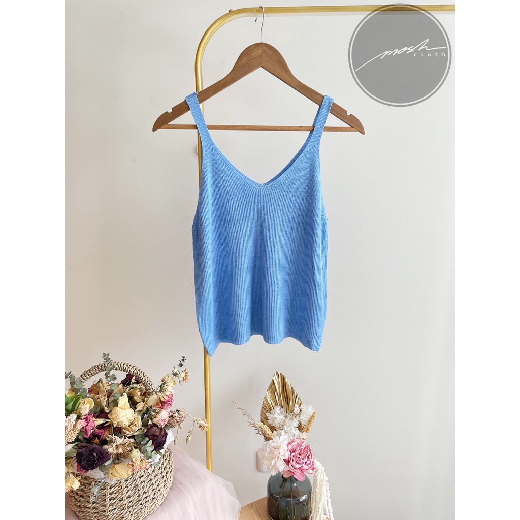 TANKTOP RAJUT TANKTOP KNIT TANKTOP PREMIUM TANKTOP IMPORT BAJU SANTAI KEMEJA KERJA BAJU PANTAI PO BA