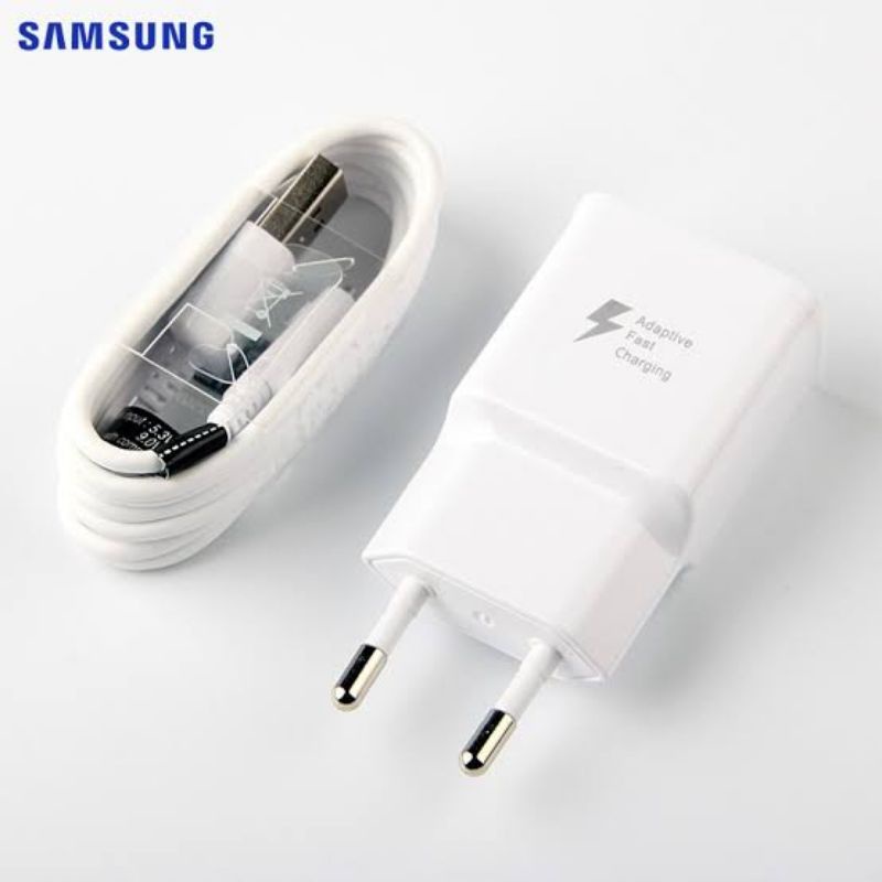 CHARGER SAMSUNG TYPE C FAST CHARGING ADAPTIVE A8 A8+ S8+ A20 A20S A30 A30S A50 A11 A12 A31 A51 A21S (Charger S8)