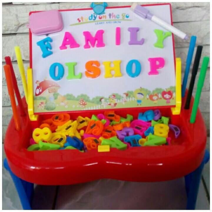 

meja belajar papan tulis anak