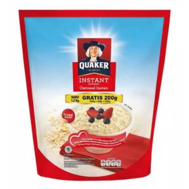 Quaker Instant Oatmeal 1.2 Kg | Snack Cereal