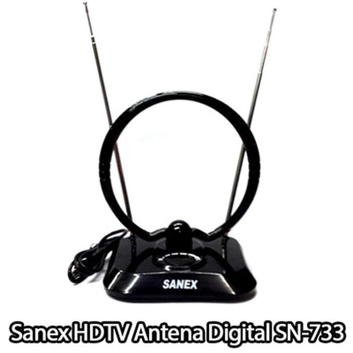 new Antena Tv Led / LCD / Tabung SANEX HDTV Antena Dalam Digital SN-733 kualitas terbaik