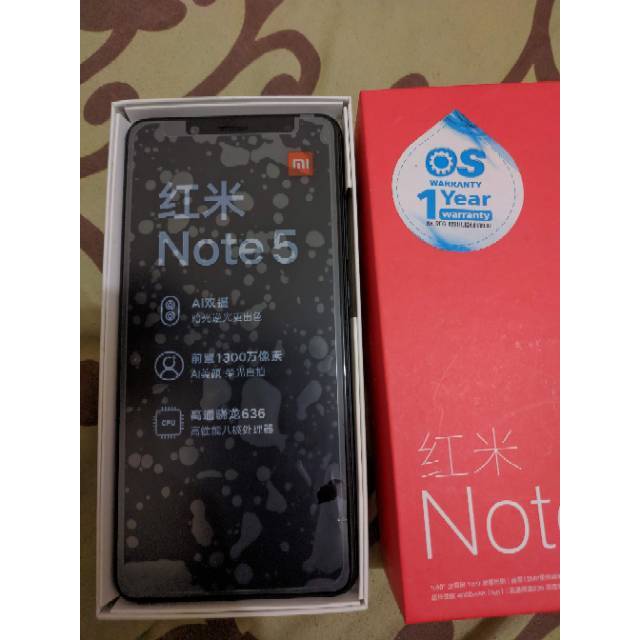 REDMI NOTE 5 PRO NEW UNIT Ram 6/128 HP Root Marketplace e-wallet dan Non root