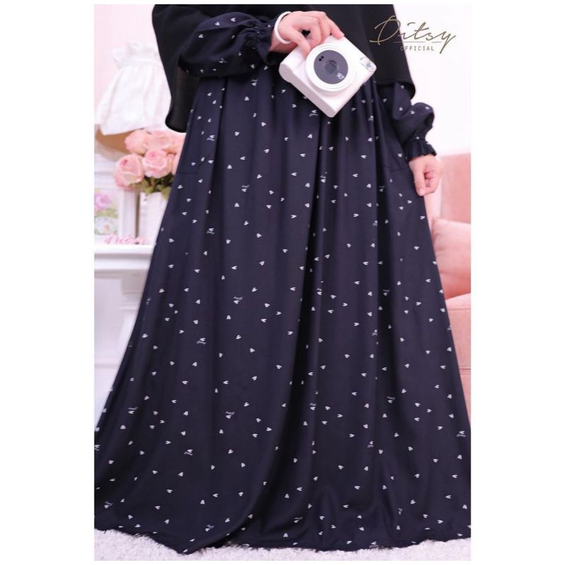 Ditsy April Amore Jetblack size M