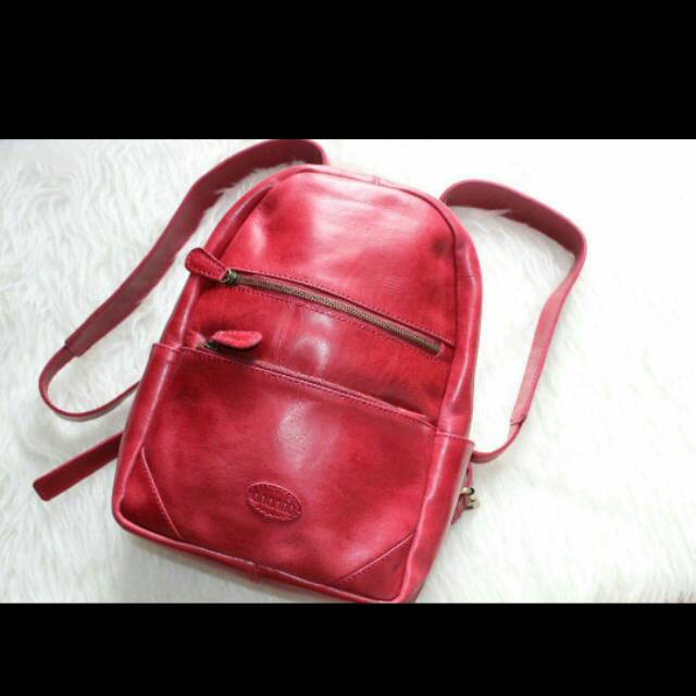 Tas Anantio Ransel dari kulit Sapi Asli