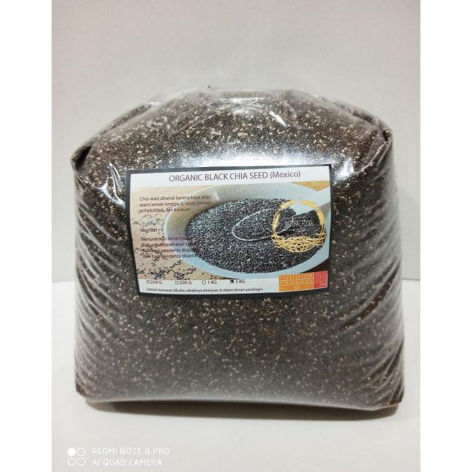 

Organic Black Chia Seed Mexico 5 Kg Asharyhitam33Shop