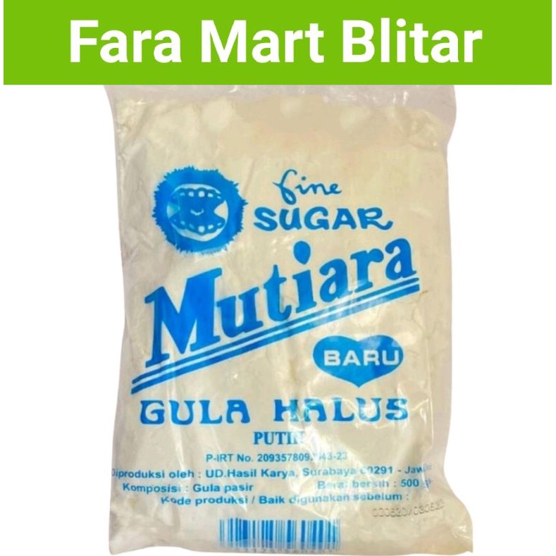

GULA HALUS MUTIARA 500gr