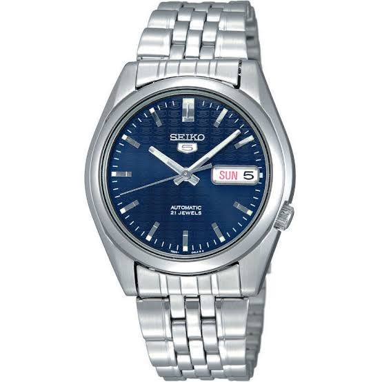 JAM TANGAN SEIKO 5 SNK357K1 Automatic Blue Dial SNK357 Original