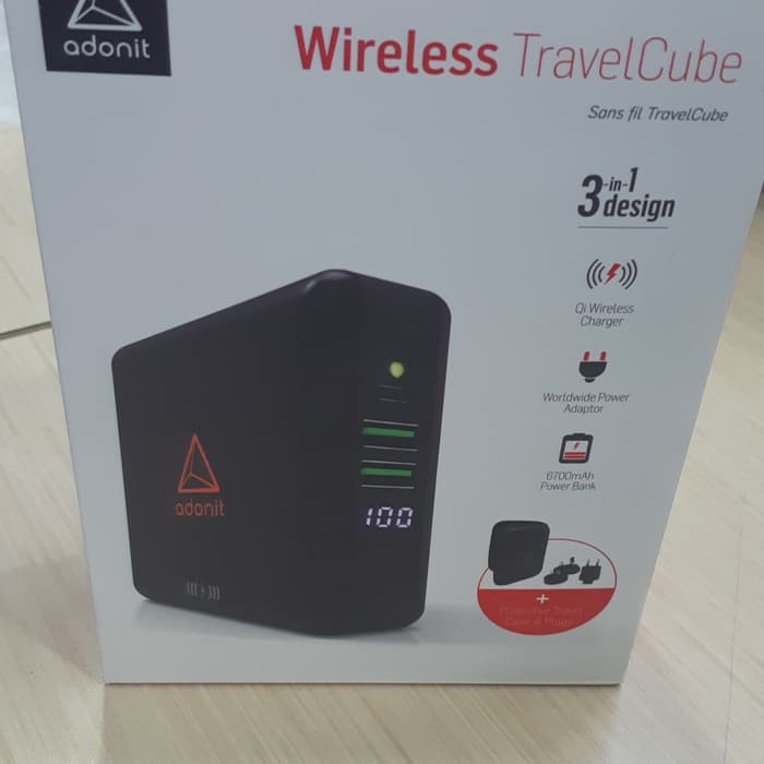 Charger Wireless Travel Cube 6700mAh Adonit Original