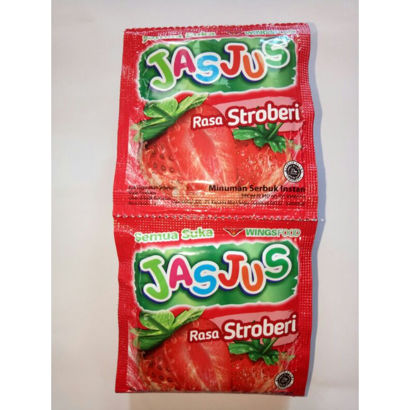 

Minuman jasjus stroberi isi 10 pcs