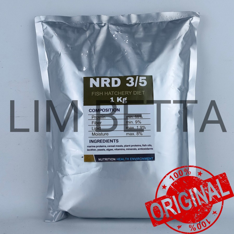 PELET NRD 3/5 KEMASAN 1 KG / NRD 300-500 MIKRON