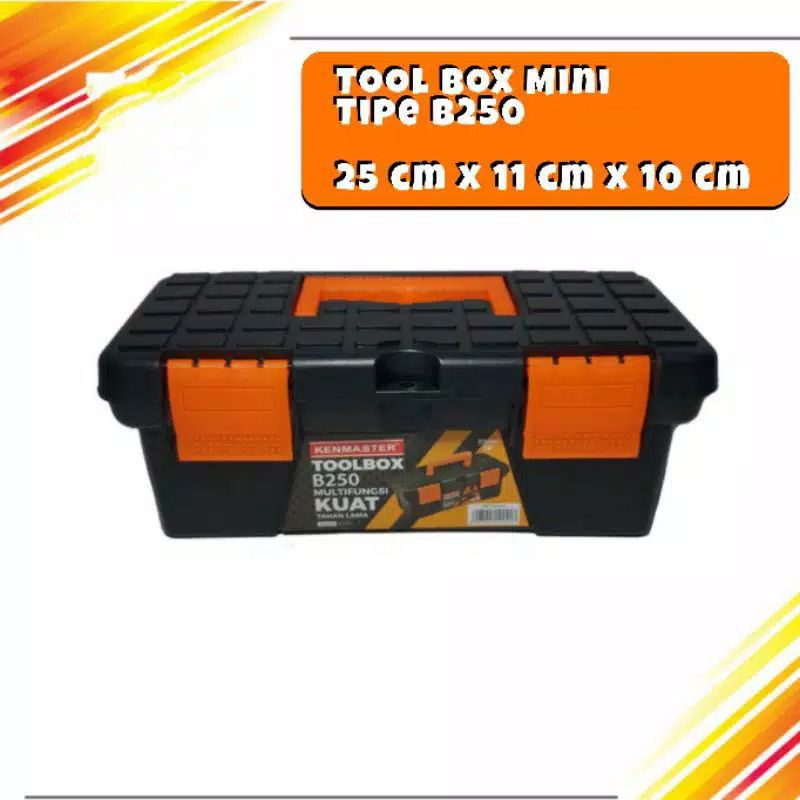 Kenmaster Toolbox Mini B250 Tool Box Tempat Alat Perkakas Serbaguna