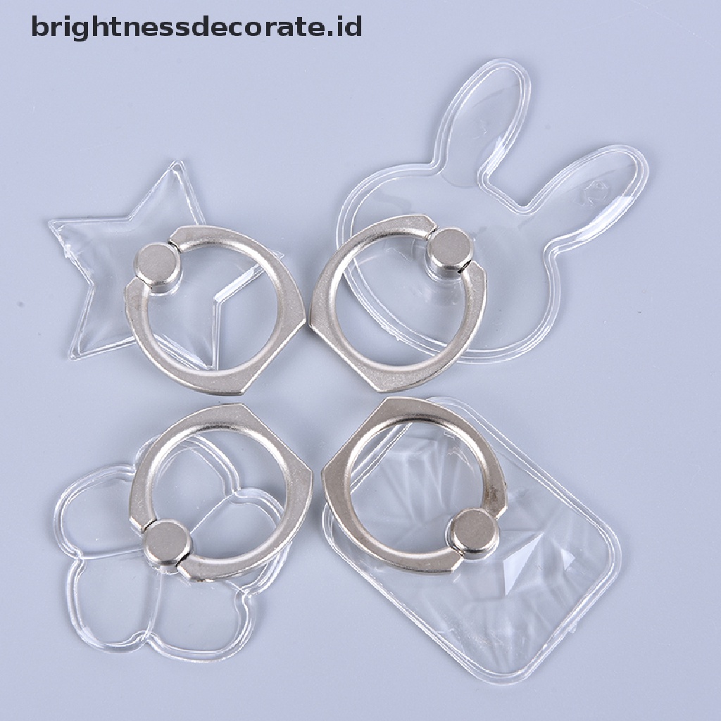 (Birth) Ring Stand Dudukan Handphone Universal Transparan Rotasi 360 Derajat