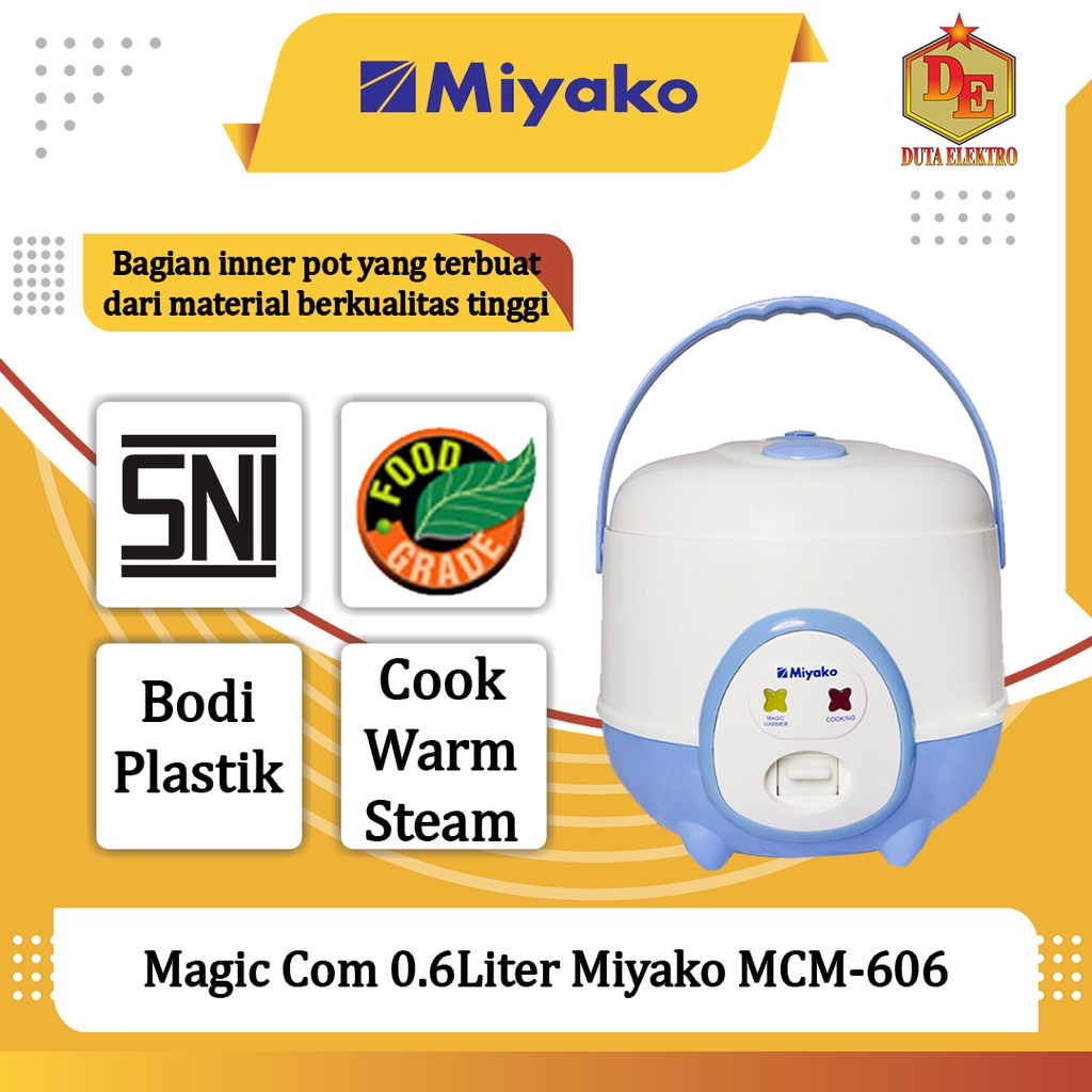 Magic Com 0,6 Liter Miyako MCM 606