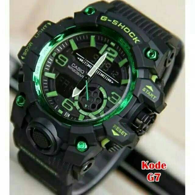 (Dikirim Dari Jakarta) Ready 9 Warna Jam Tangan Pria Sporty Casio G-Shock GG-1000 Tombol Tengah