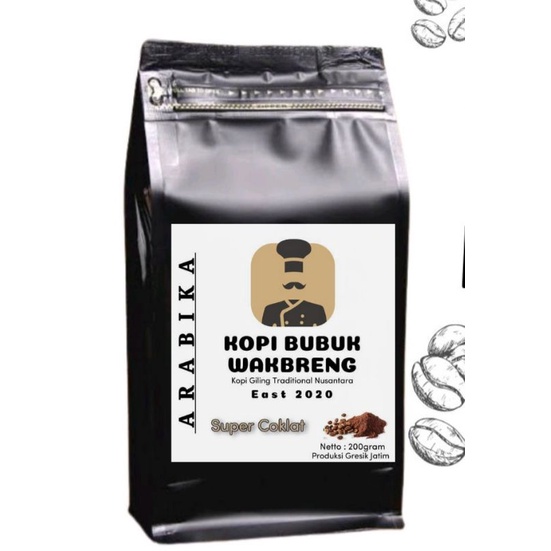 

Kopi arabaika super coklat kopi bubuk roster