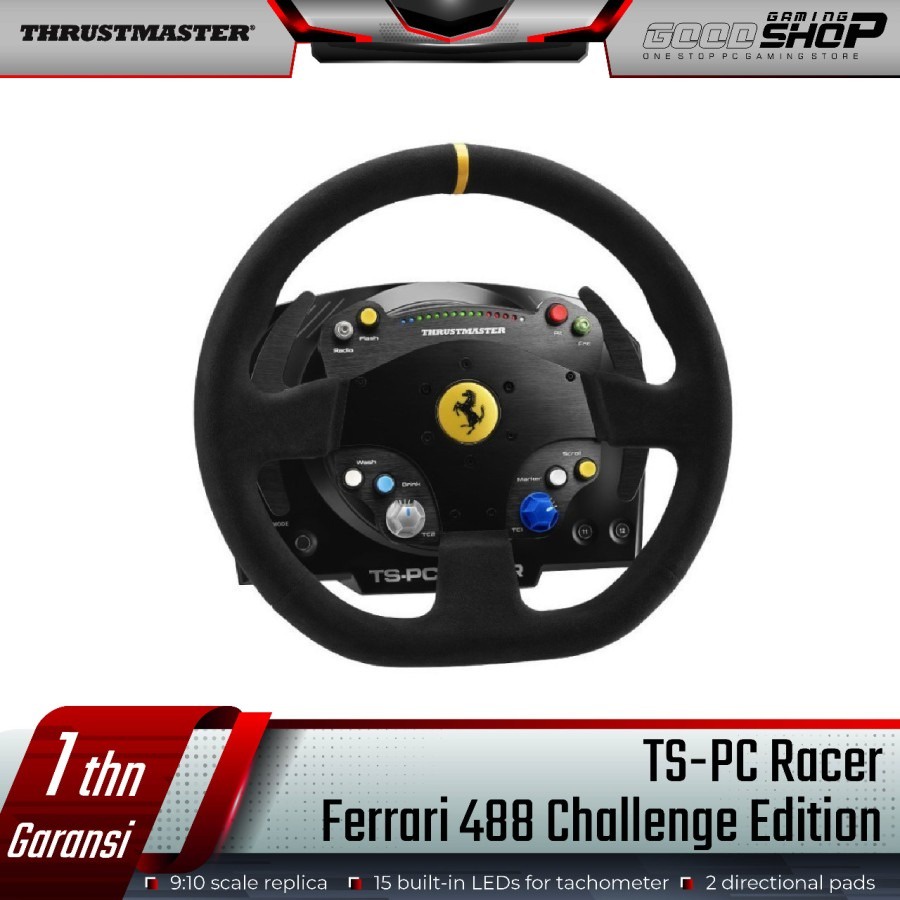 Thrustmaster TS-PC Racer Ferrari 488 Challenge Edition - Gaming Wheel