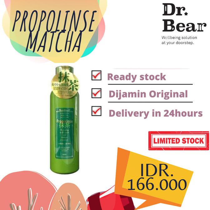 Mouthwash Propolinse Matcha / Hijau 600ml