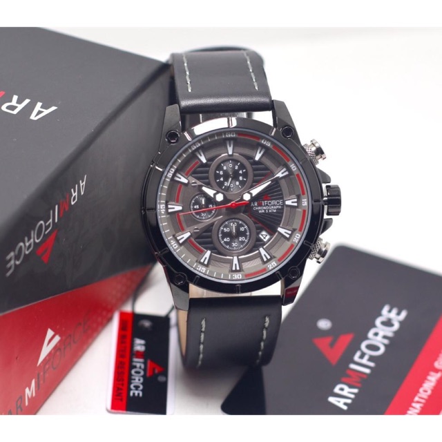 Jam Tangan pria ArmiForce Original  chrono aktif water resist ready 4 model