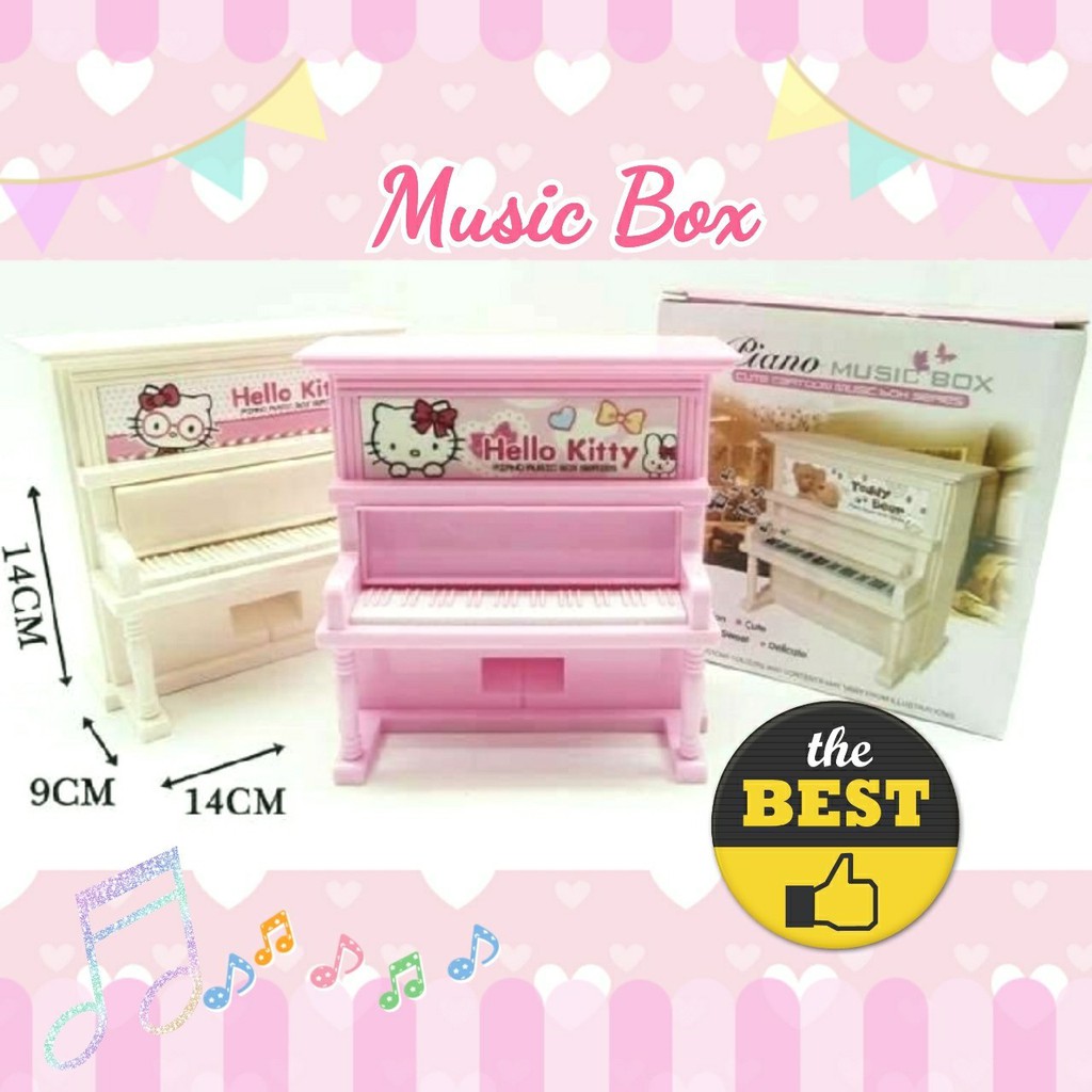 box music piano hello kitty kotak music putar