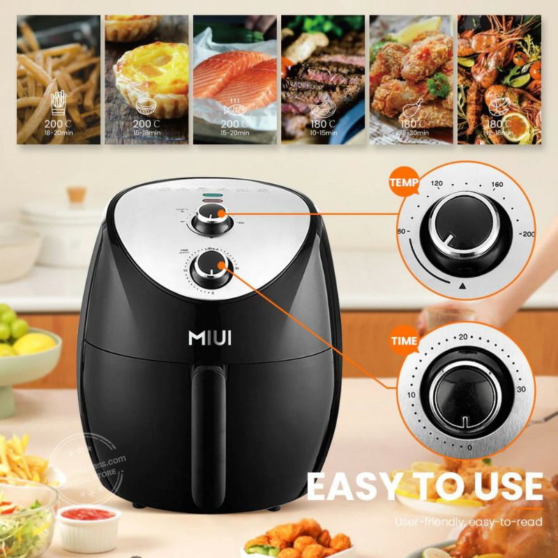 Jual MESIN PENGGORENG TANPA MINYAK 5L Ori MIUI Smart Air Fryer | Shopee ...