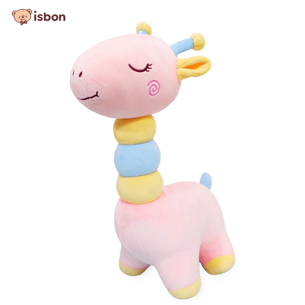 Boneka Giraffe Jerapah Rainbow Pelangi Warna Warni Cocok Untuk Mainan Anak Bahan Halus Non Alergi ISTANA BONEKA