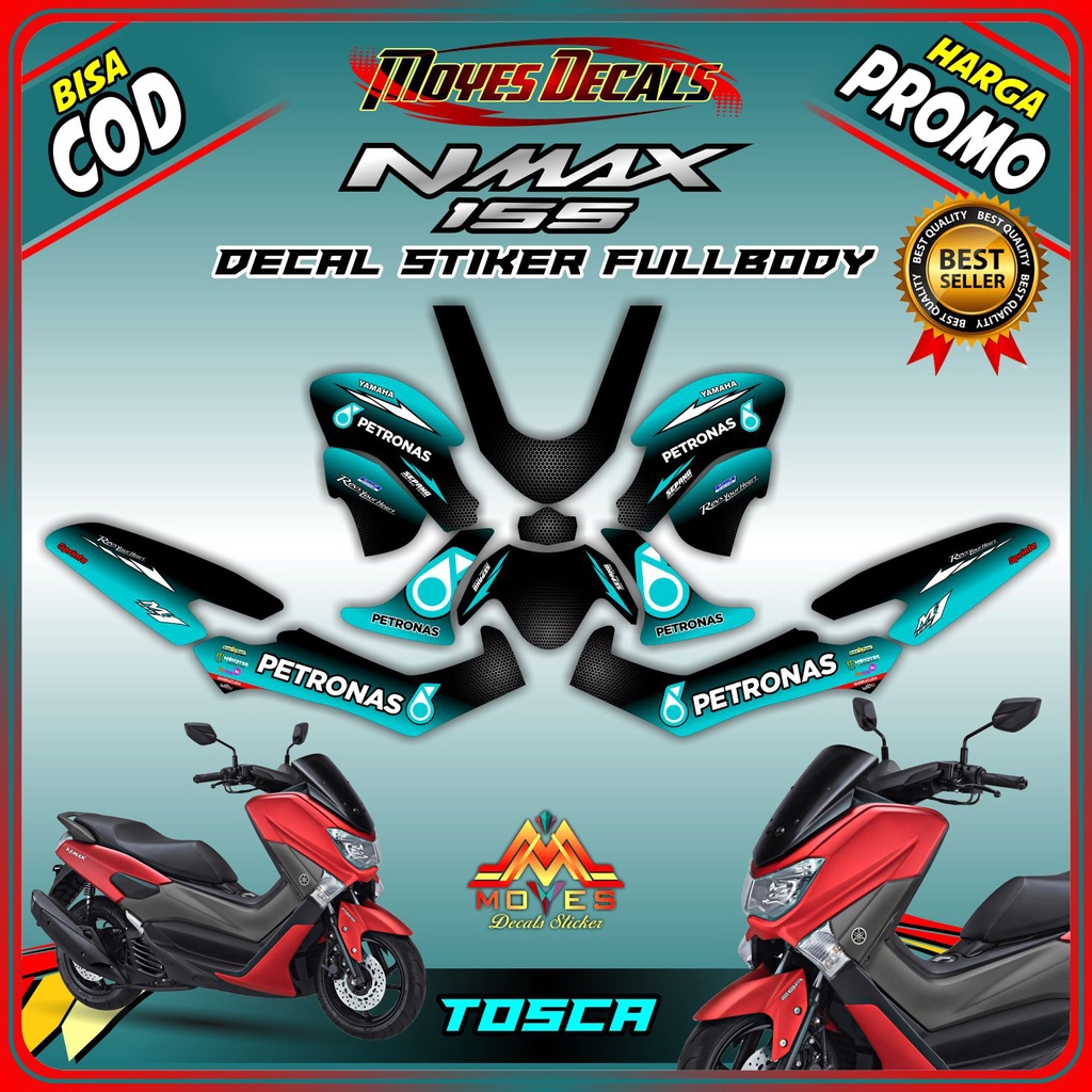 Decal Nmax 155 Stiker Nmax 155 Motif Petronas