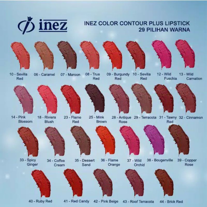 INEZ Color Contour Plus Lipstick - 3,5g