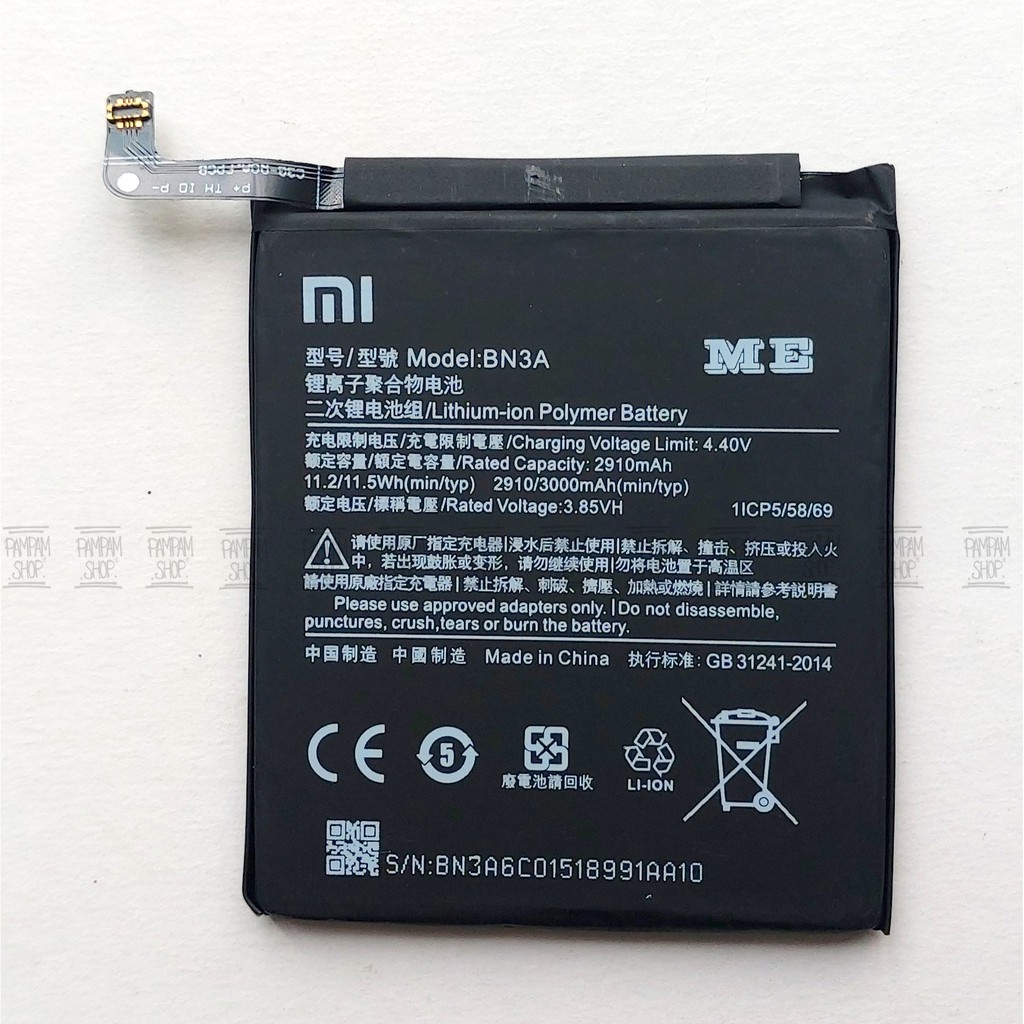 Baterai XiaoMi BN3A Redmi Go Original OEM Batre Batrai Battery Xiao Mi BN 3A HP Ori