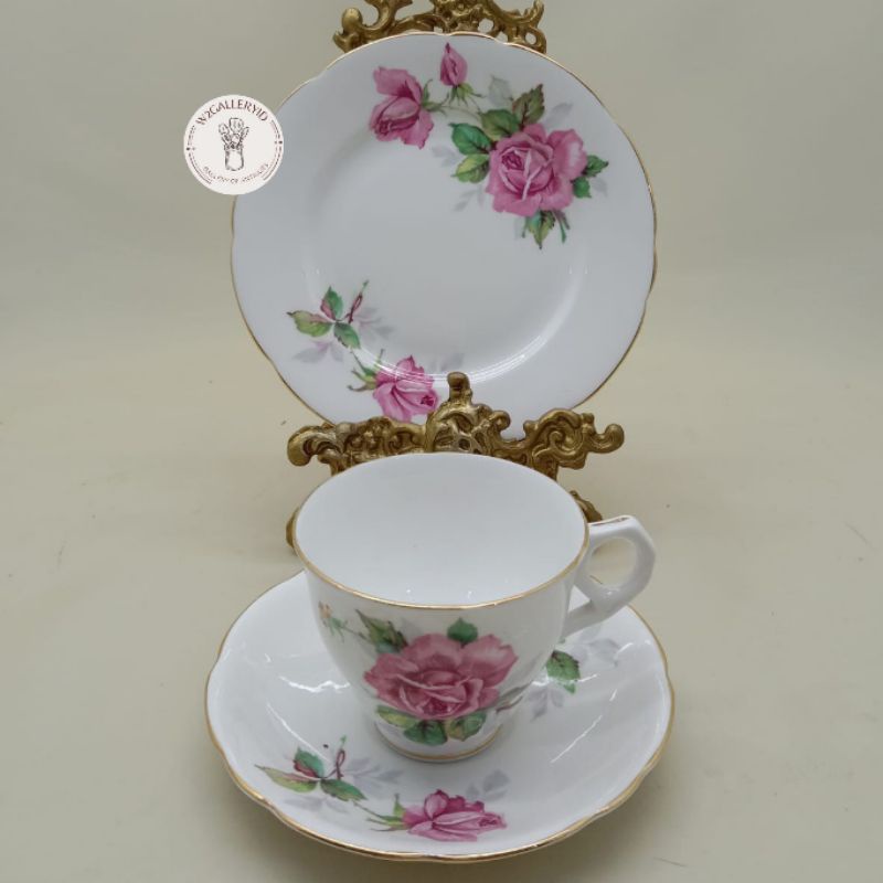 Tea cup Royal Stafford/cangkir keramik bunga/cangkir keramik england/cangkir set keramik cantik