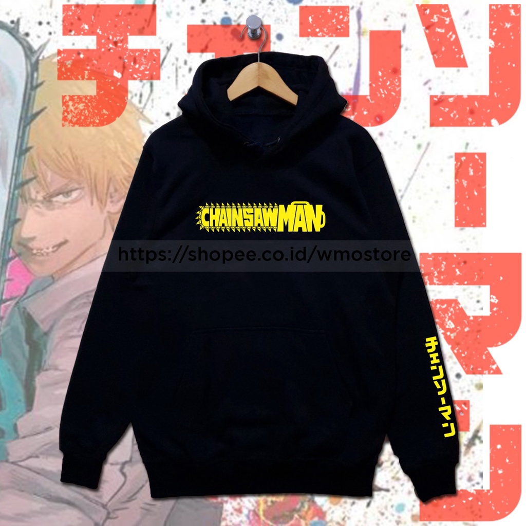 Jaket Sweater Hoodie Anime Chainsaw Man Terbaru Terlaris