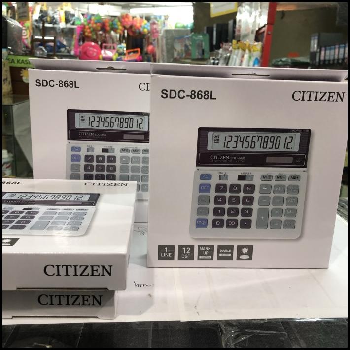 

Kalkulator Citizen Sdc-868L Asli Original / Electronic Calculator