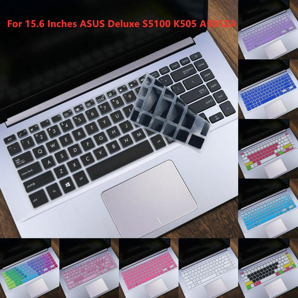 for Asus Deluxe S5100 K505 A505Za 15.6 Inch Vivobook S510U X505Z X505X X505b A510U S5100 A505ZA Cover Pelindung Keyboard Bahan Silikon Ultra Tipis Untuk