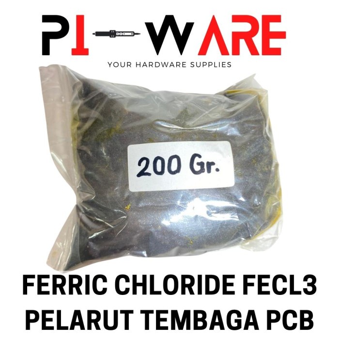 Pelarut PCB Etching Feri klorida FeCl3 FECL Untuk Cetak PCB Isi 200gr