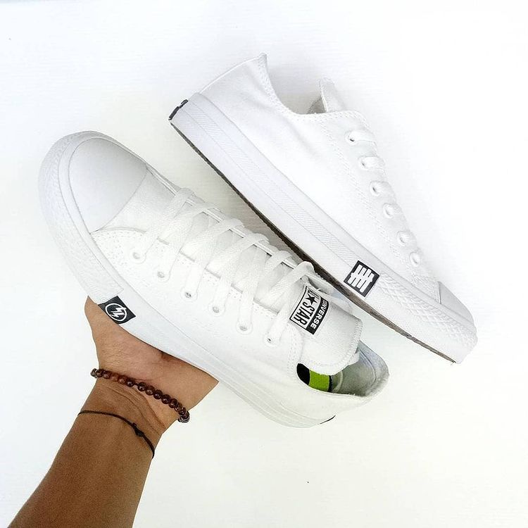 (COD) Sepatu Converse All Star Fashion Pria Wanita Putih High l0w Premium