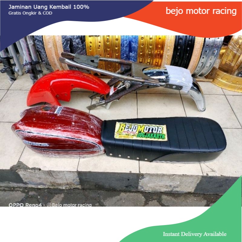 baju set  body cb 100 125 glatik buat mega pro tiger cb gl