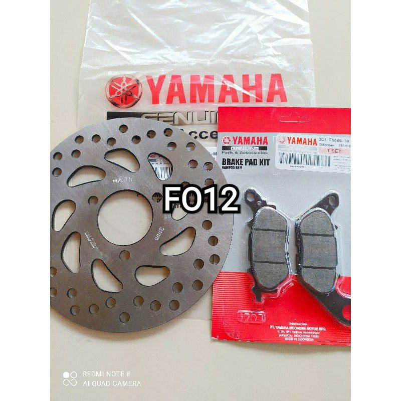 PIRINGAN CAKRAM/DEPAN+KAMPAS REM/YAMAHA/MIO J/SOT GT 115/FINO 115/X RIDE 115/YAMHA KAMPAS PIRINGAN