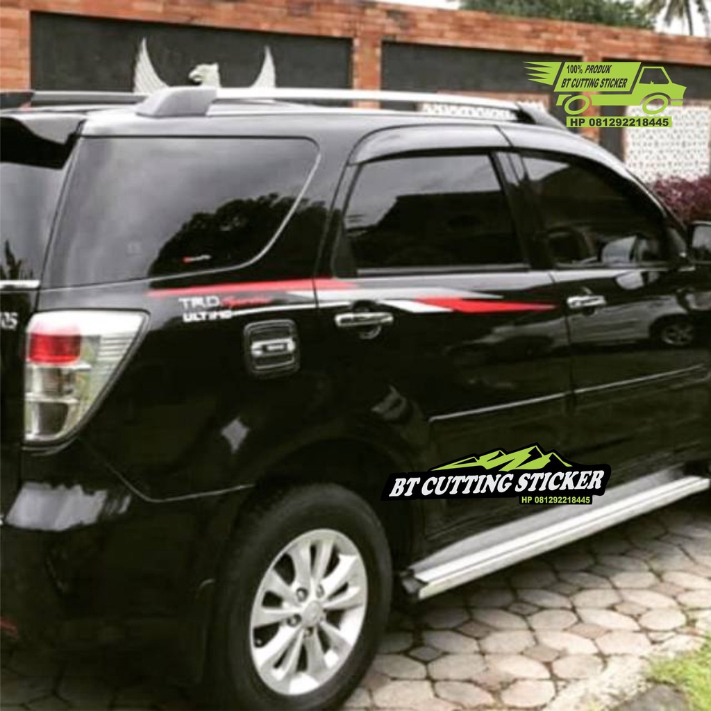 Jual Stiker Mobil Toyota Rush List Body Mobil Toyota Rush Stiker Trd Sportivo Toyota Rush