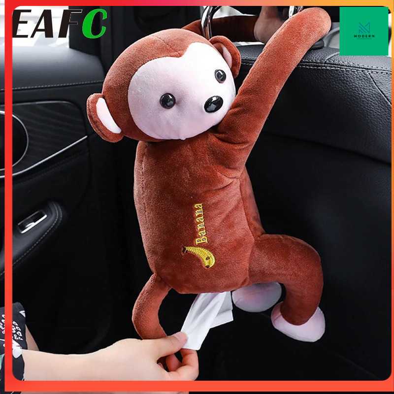 TD-DA EAFC Tempat Tisu Mobil Cartoon Monkey Car Hanging Tissue Box - EA311