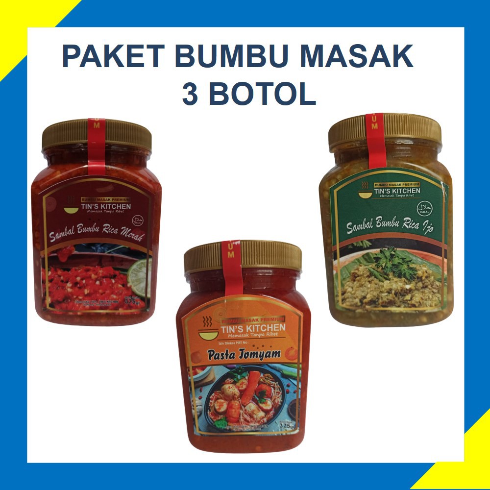 

Paket Bumbu Masak Tins Kitchen Dapur Kuliner Resep Masakan Nusantara Viral Trending Praktis & Hemat