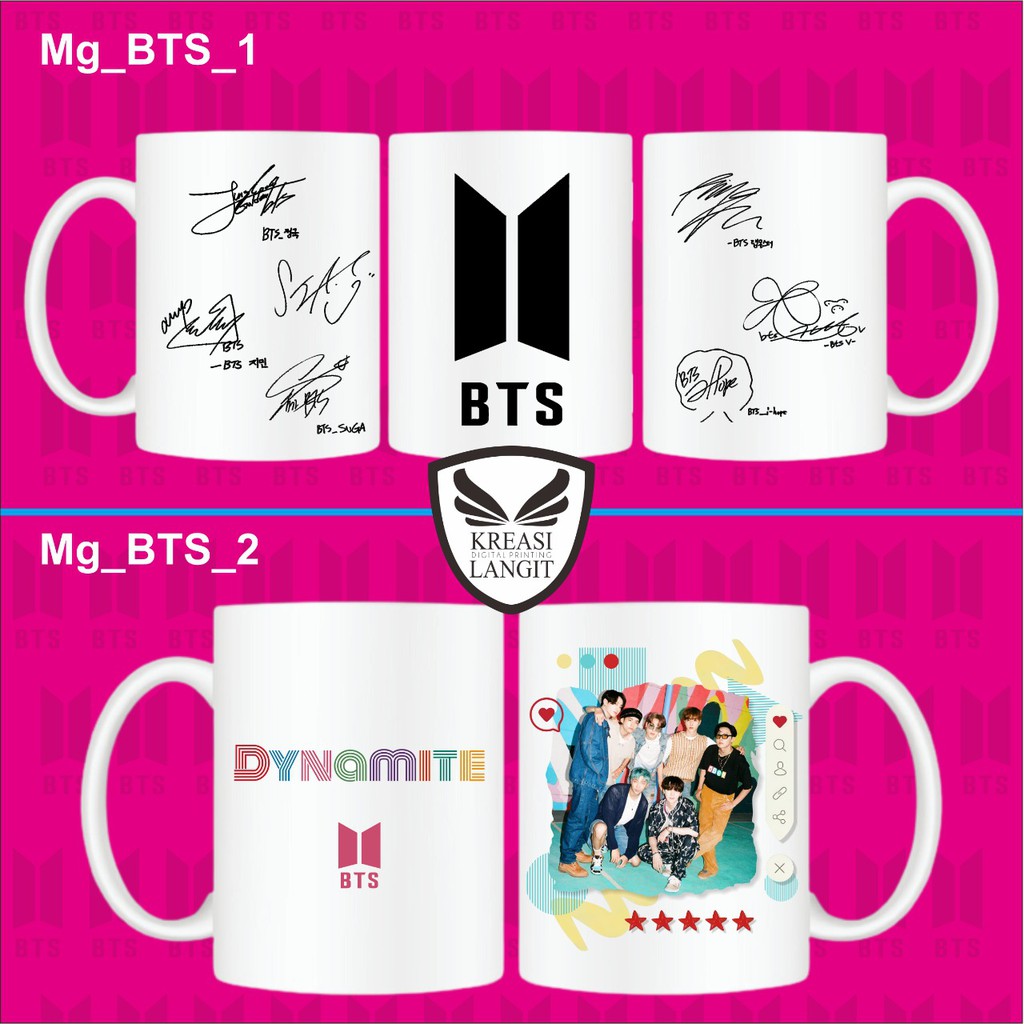 SOUVENIR BTS / MERCHANDISE BTS / BT21 / MUG BTS / GELAS BTS / SOUVENIR ARMY / GELAS ARMY / ARMY BTS